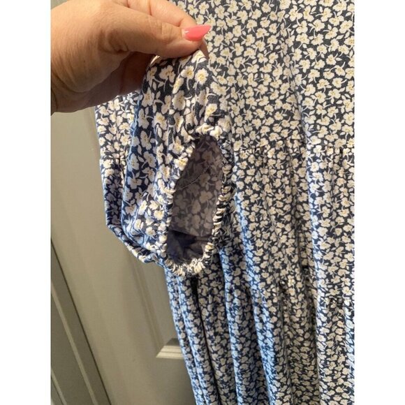 Floral Mini Babydoll Style Dress - Picture 3 of 6